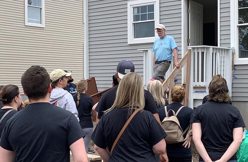 A warm welcome from Hartford Habitat.