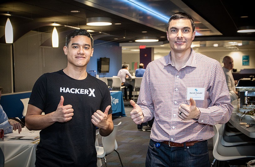 Clarus Commerce hosted Hartford's first HackerX event.