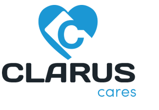 Clarus cares heart logo